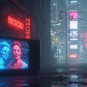 Neon Static